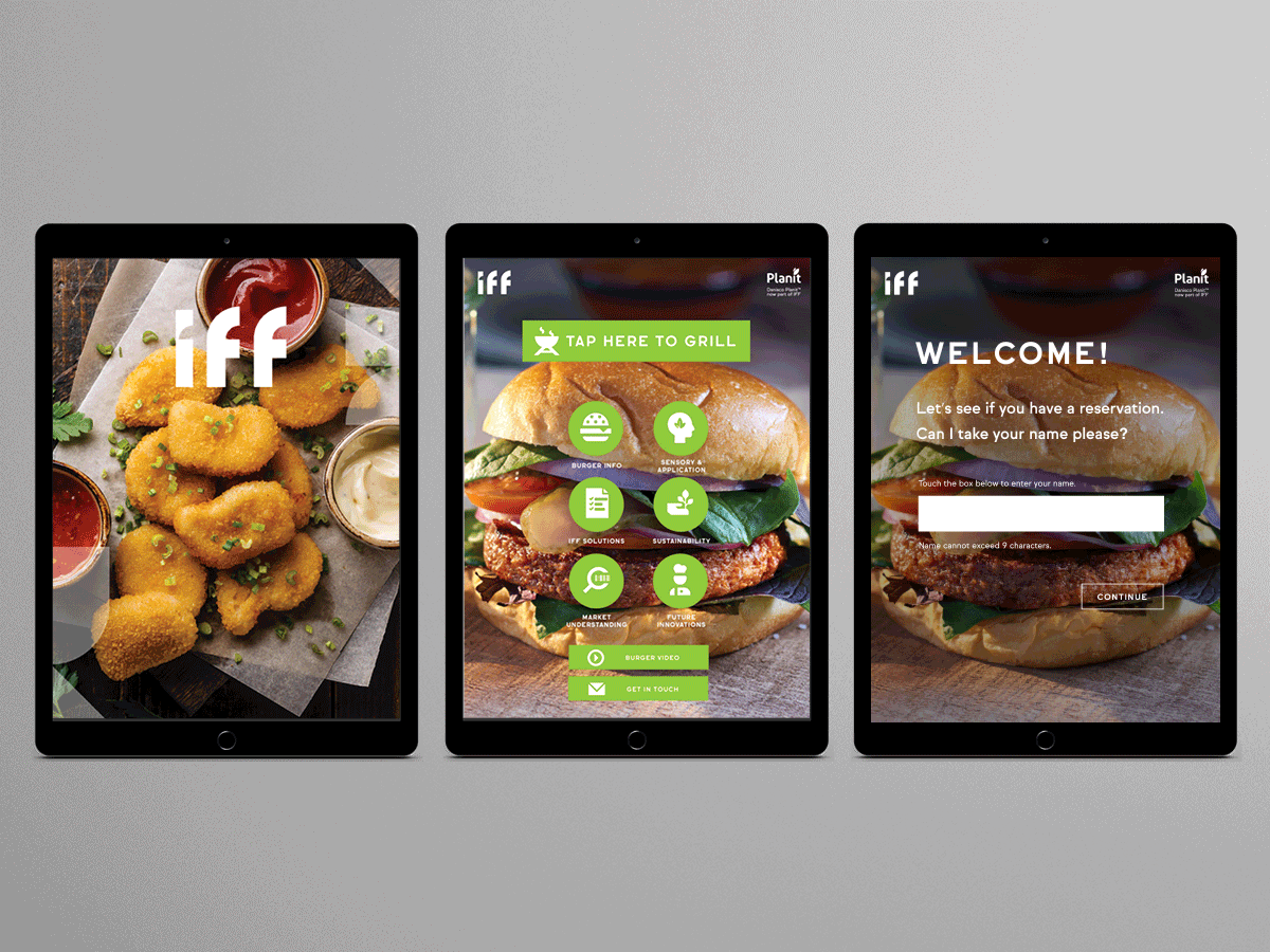 IFF / Planit plant-based food app with AR experience